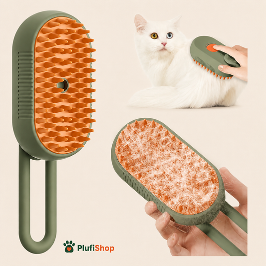 Cepillo Automatico A Vapor Quita Pelos Perros Gatos